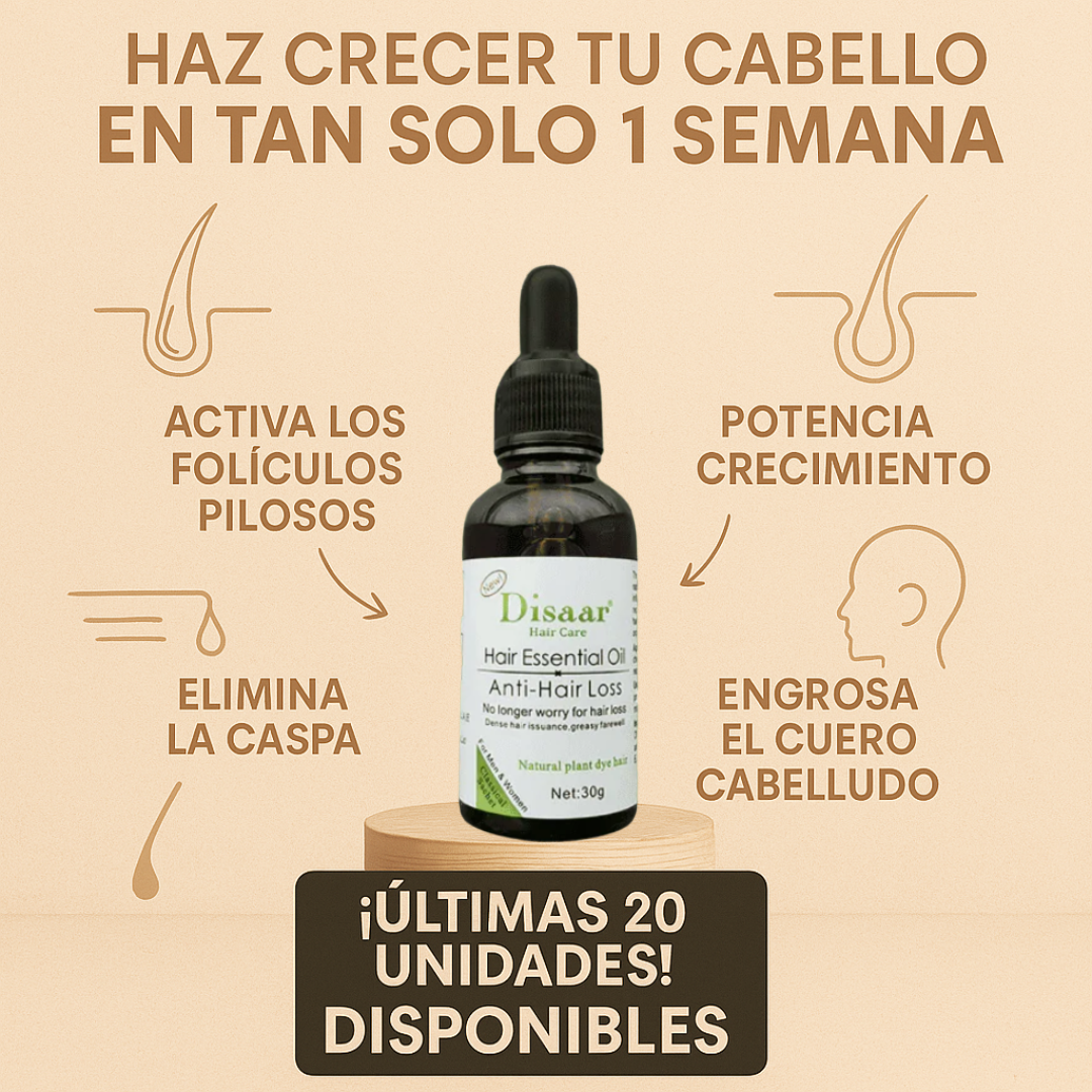 CapilAura® - Aceite Anticaída - ¡Solo por hoy 2 x 1! 💥