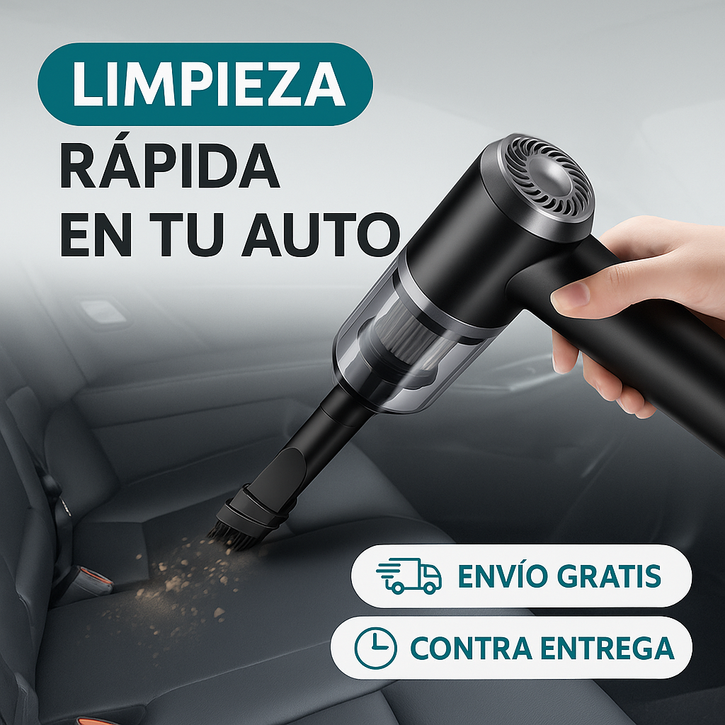 Aspiradora de Mano Recargable Para Auto