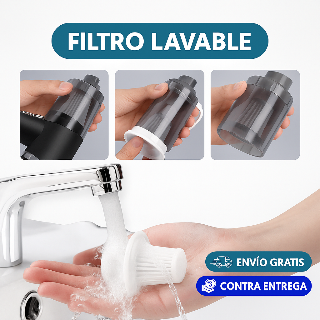 Aspiradora de Mano Recargable Para Auto