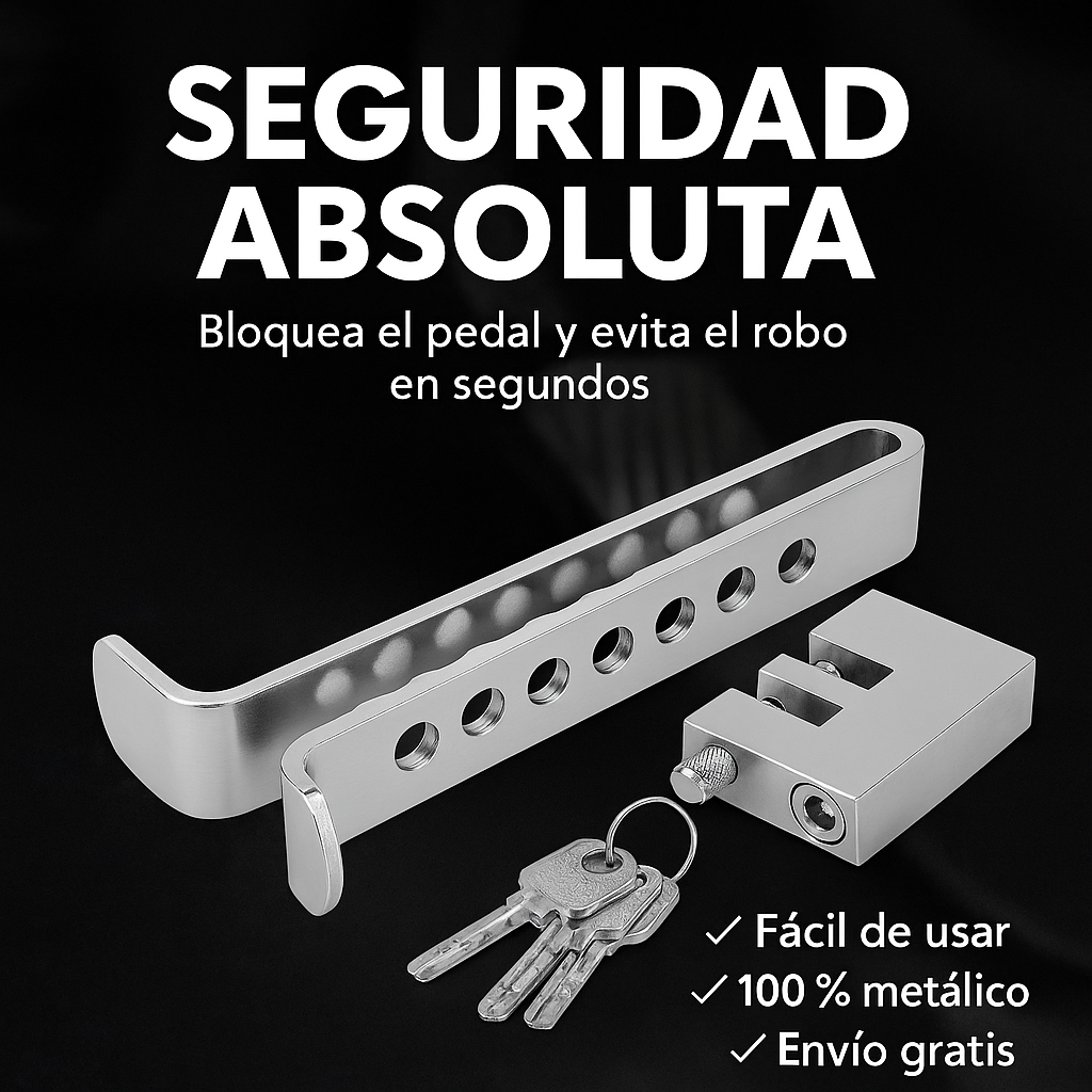Traba Pedal Candado Auto Antirrobo