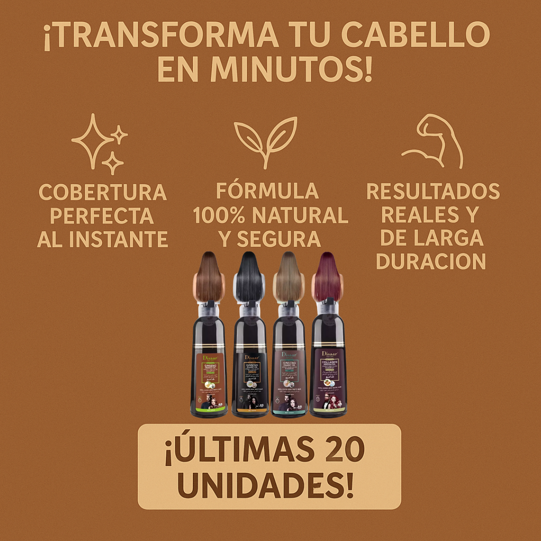 Shampoo Disaar Cubre Canas - ¡Transforma tu cabello en minutos!