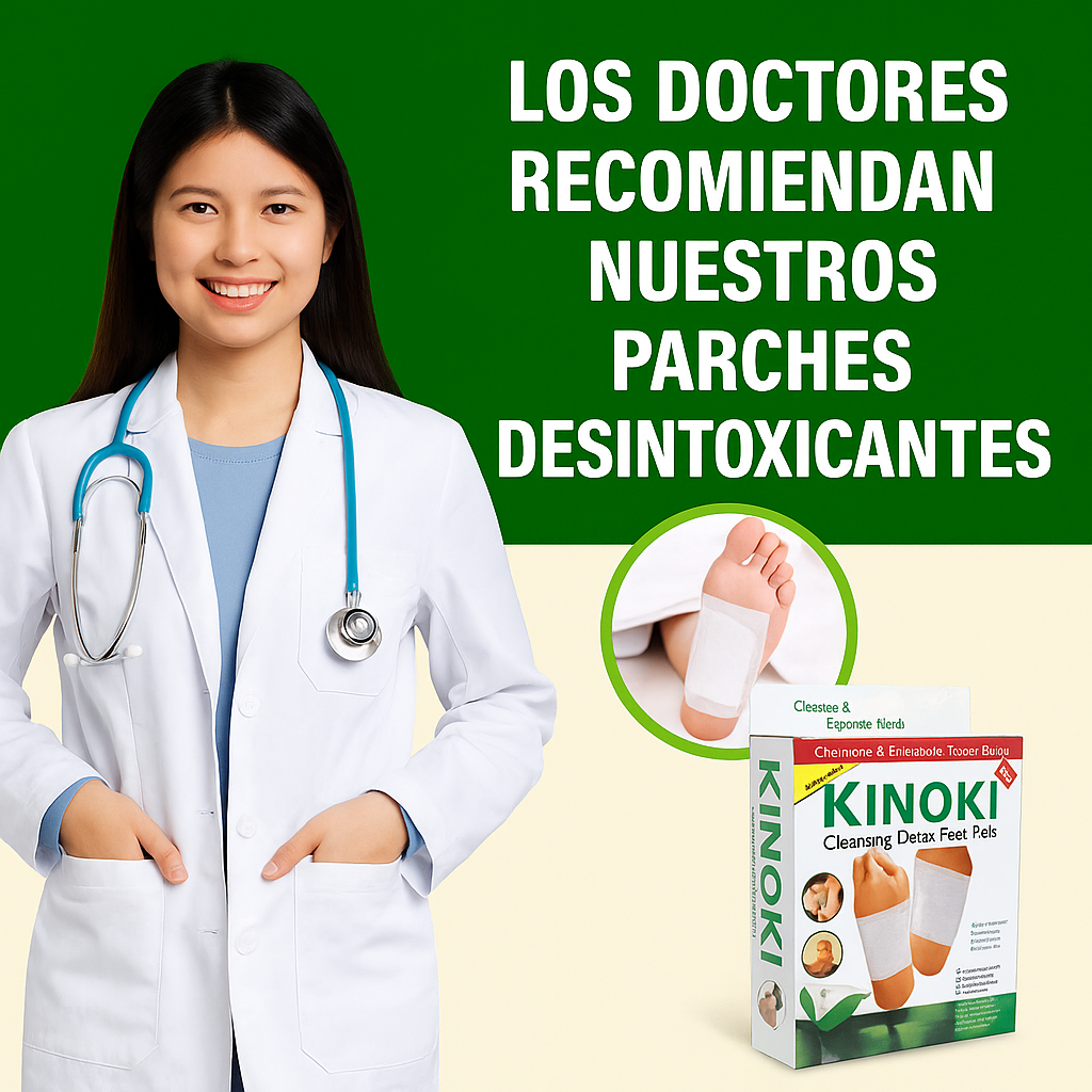 💥 100 Parches Kinoki x el Precio de 10 — ¡Solo por Hoy!