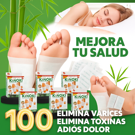 💥 100 Parches Kinoki x el Precio de 10 — ¡Solo por Hoy!
