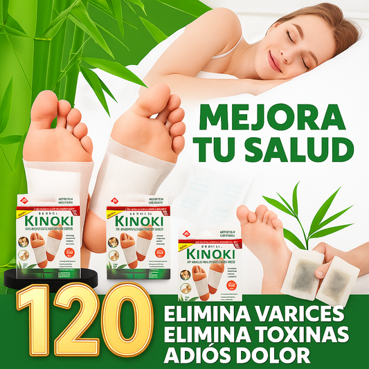 💥 Parches Kinoki — ¡Oferta única: 120 parches! — ¡Solo por Hoy!