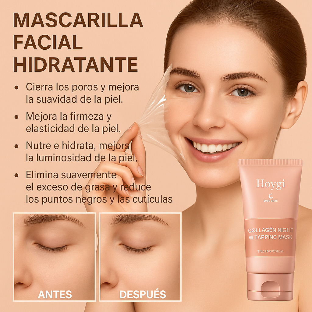 ColágenGlow™︎ - Mascara Facial de Colageno + Paleta de Regalo 🎁