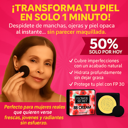 🔥 BB Cream® – Solo por HOY 50% OFF + Brocha de Regalo