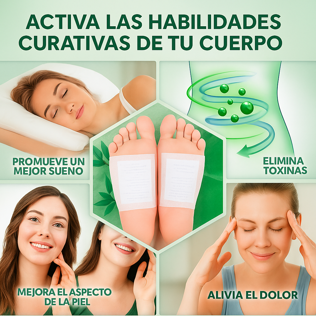 💥 100 Parches Kinoki x el Precio de 10 — ¡Solo por Hoy!