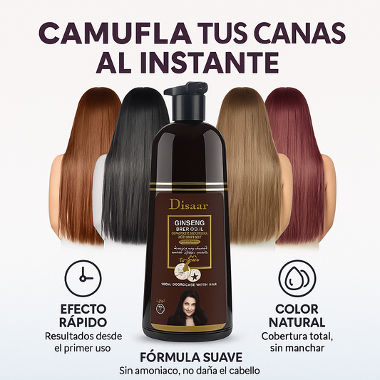 Shampoo Disaar Cubre Canas - ¡Transforma tu cabello en minutos!