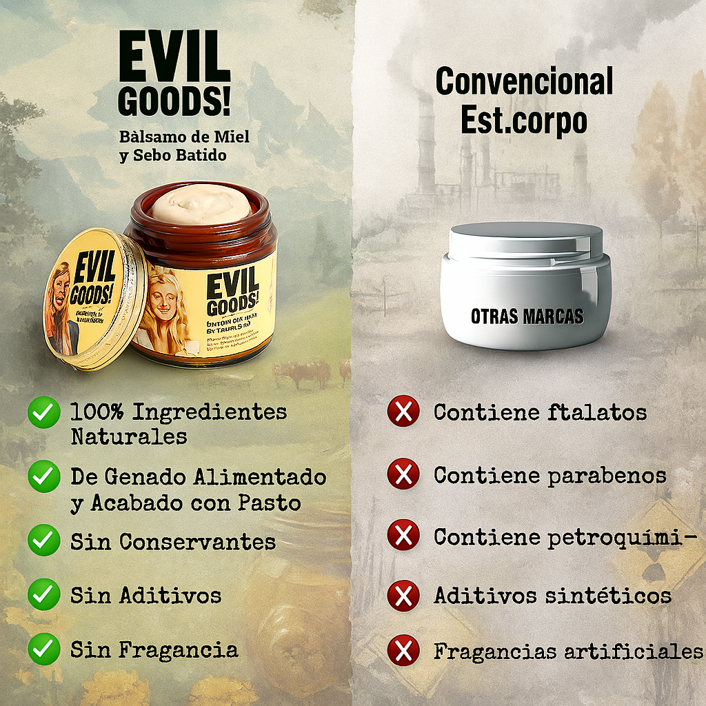 Evil Good™  | El sebo de Res que te ayuda a revolucionar el cuidado de tu piel