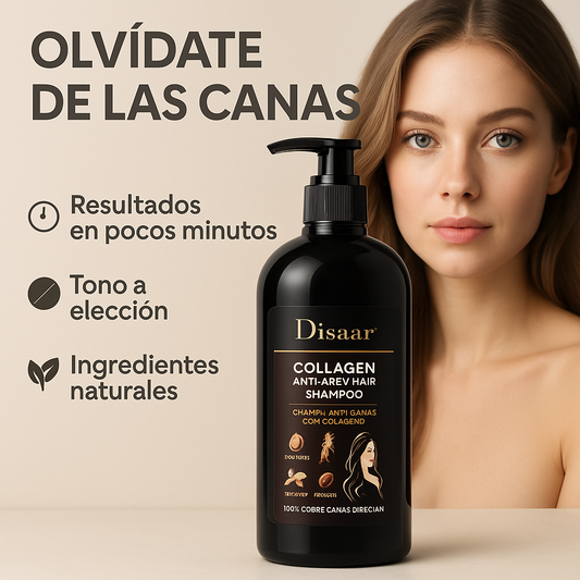 Shampoo Disaar Cubre Canas - ¡Transforma tu cabello en minutos!