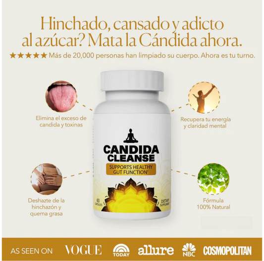 CANDIDA CLEANSE™ – Detox Natural para Salud Intestinal Óptima